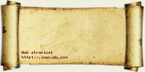 Mina Strinić vizit kartica